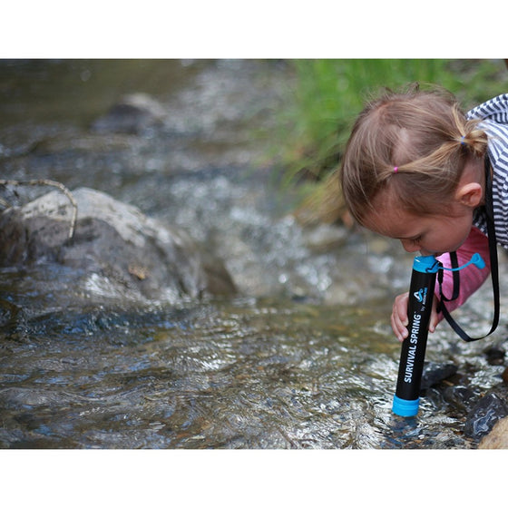 Water Filter Alexapure Survival Spring™ - Compact Water Filter Straw
