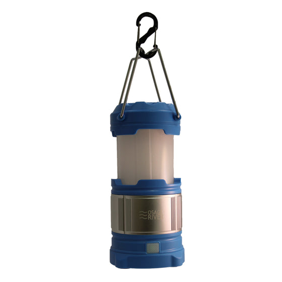 Lantern Osage River LED with USB Power Bank - Blue