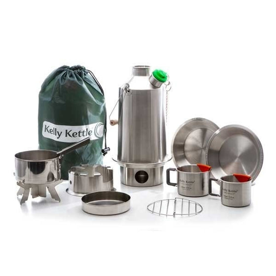 .Kelly Kettle Ultimate Base Camp Kit Stainless or Aluminum