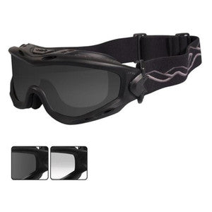 Wiley X Goggle Spear Ballistic Smoke Clear Lens/Matte Blk Frame