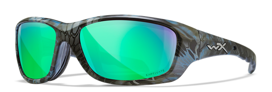 Wiley X Gravity Polarized Captivate Mirror Green